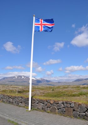 the flag of iceland