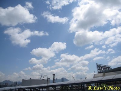 Lovely cloud@Wan Chai Pier