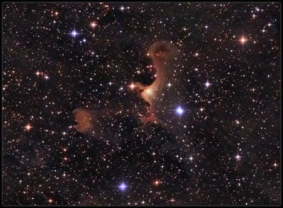 The Ghost nebula zoomed in