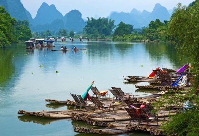 Rafting, Yangshuo
