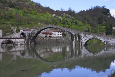 The Devil's Bridge (Ponte del Diavolo), Tuscany 