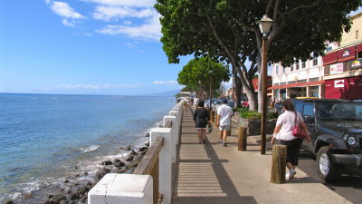 Ocean along Front Street
