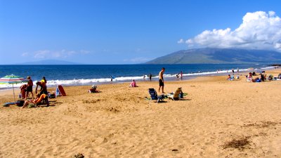 Beautiful beaches abound in Maui and lot of room too
