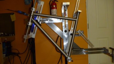 Main tubes cut and ready to tack