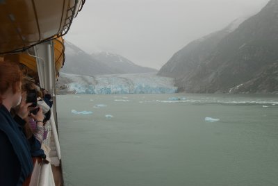 Boat passengers getting first glimpse of glacier.jpg