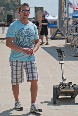 Me with a bomb robot at the air show.jpg