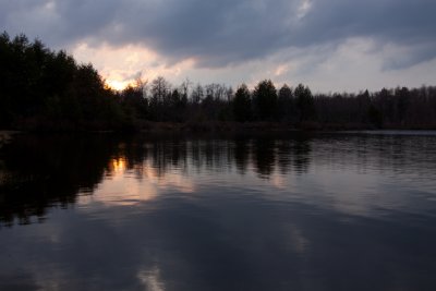 Lake Jean sunset