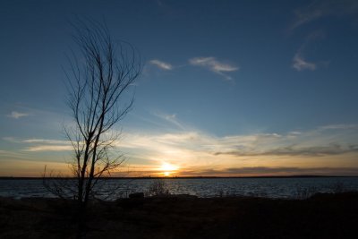 Grapevine Lake sunset