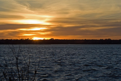 Grapevine Lake sunset