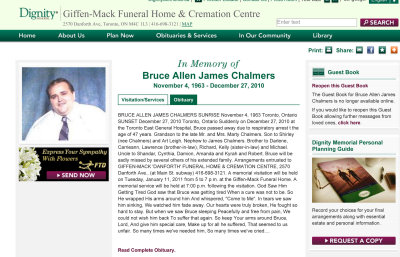 Bruce Chalmers obituary