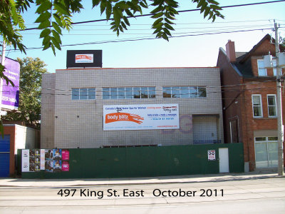 497 King St East  October 2011