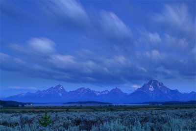 Early Morning Mountain View from Willow Flats