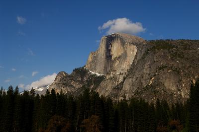 Half Dome from Curry Village