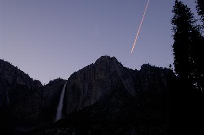 Fire Ball over Yosemite Fall