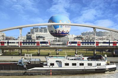 Andr Citroen Park and the Seine