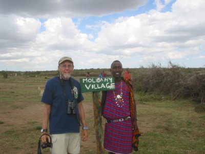Allan and a Maasai