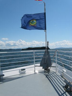 Vermont Flag - Lake Champlain, VT