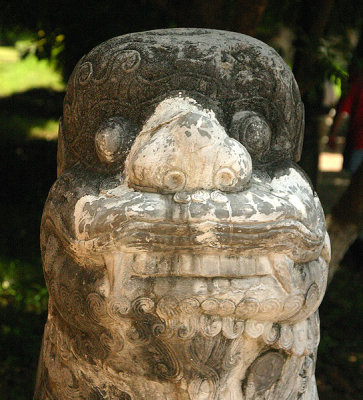 Carved Head - Hue, Vietnam