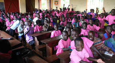 Kids enjoy their new classroom thanks to Soft Power. www.softpowereducation.com