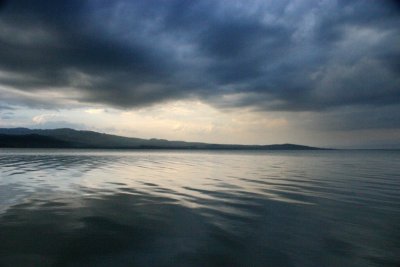 Lake Naivasha, getting back before nightfall - Kenya