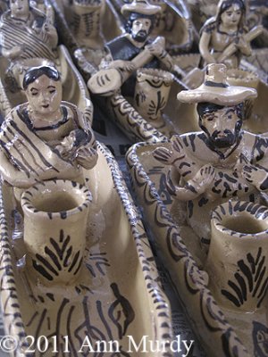 Candlestick holders from Tzintzuntzan