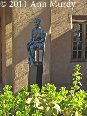 Sculpture on Canyon Road