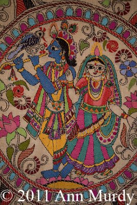 Embroidery by Kakuben Babubhai Ahir of India