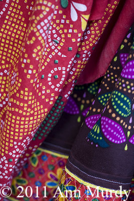 Detail of skirt from India