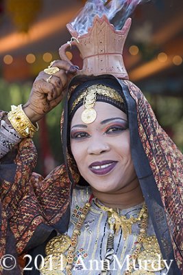 Dancer from Oman with Incense Burner