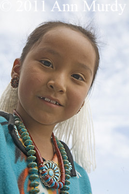 Little girl in parade