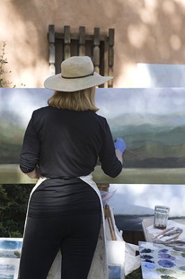Jamie Kirkland painting