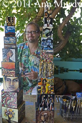 Artist at Canyon Road Contemporary