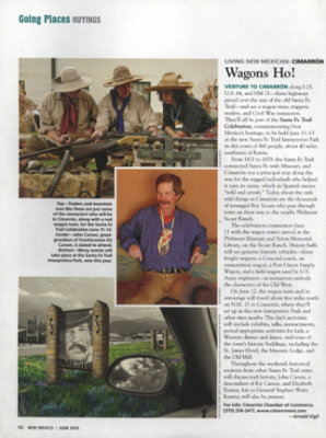 New Mexico Magazine June 2010 (Mt. Men and John Carson)