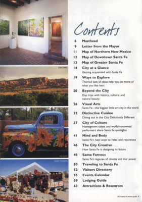 Santa Fe Visitor's Guide 2009 (Pick-up Truck)