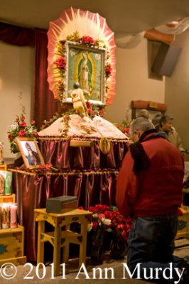 Praying to Our Lady of Guadalupe