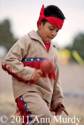 Little Indian boy dancing