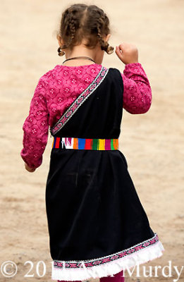 Little girl dancing
