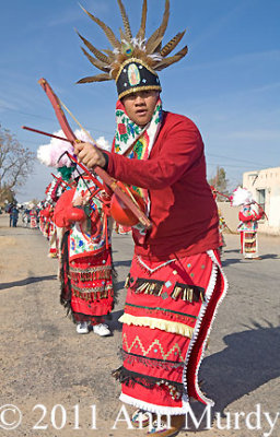Chichimeca Dancer in Procession