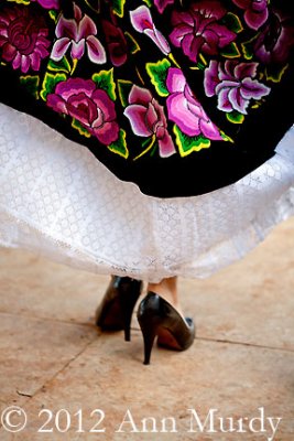 Dancing feet of Tehuana