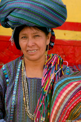 Vendor from Panajachel in Chichi