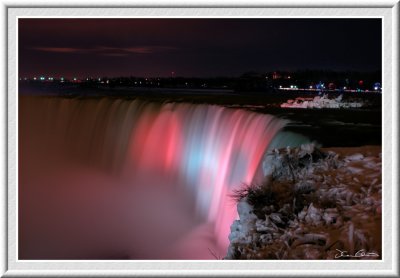 Lighting of Niagara Falls