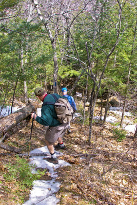 Remaining Snow on Trail