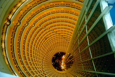Second highest building of China in Shanghai inside