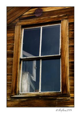 Cabinet in Window