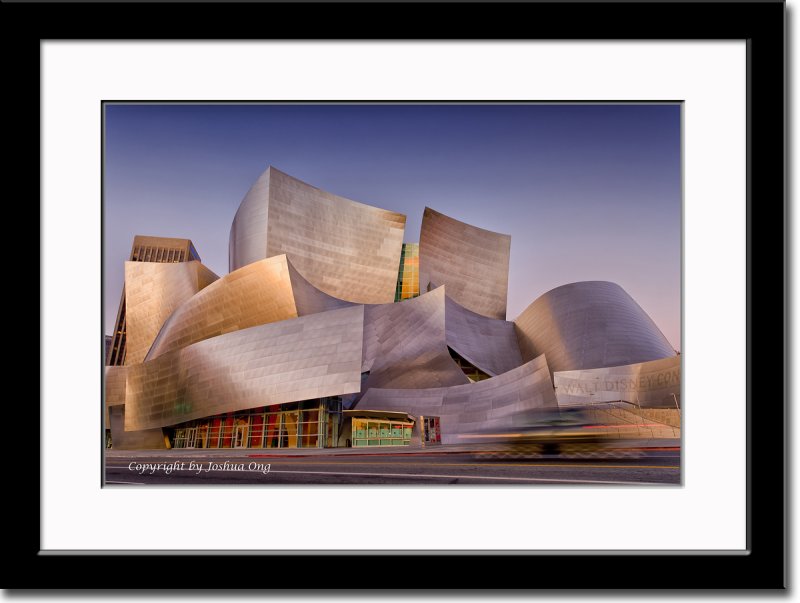Walt Disney Concert Hall in Early Winter Morning