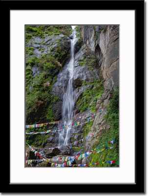 Waterfall Near Taktsang