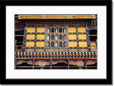Wooden Part of Rinpung Dzong