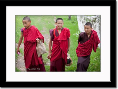 Young Monks at Rinpung Dzong