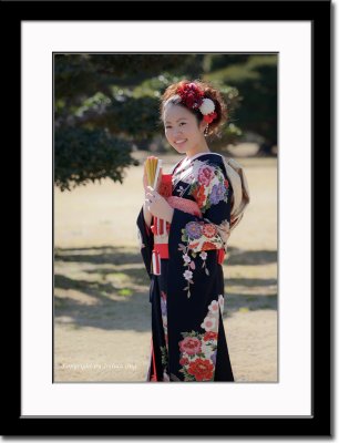 Bride at Hama-rikyu Garden