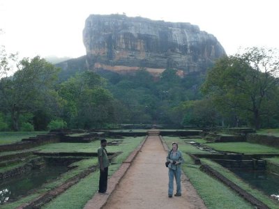 An Early Morning Ascent Of Sigiriya Rock Fortress